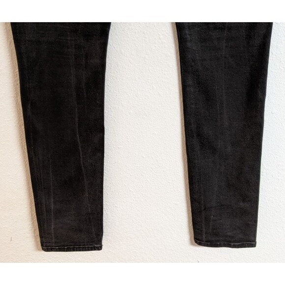 Women's Frame Denim Le Skinny de Jeanne in Film Noir (Black) Size 30 X 29 - Picture 12 of 16